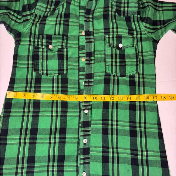 FARM Rio Green Long Sleeve Shirt Dress - Picture 12 of 14